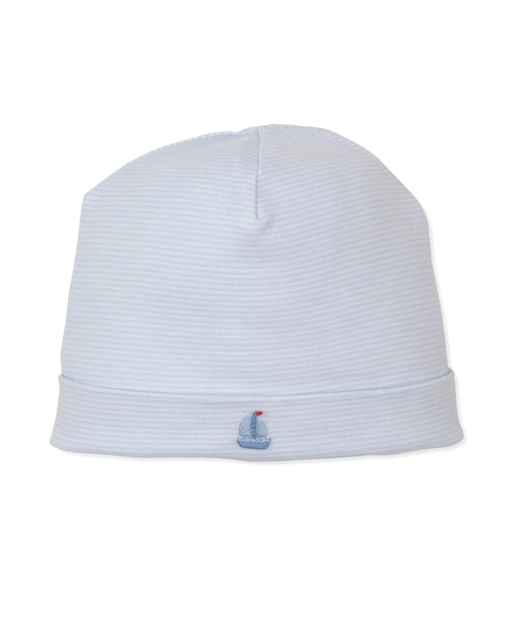 Blue Almonds Ltd CLB Summer Medley 26 - Hat w/ Hand Emb STR - Light Blue Kissy Kissy