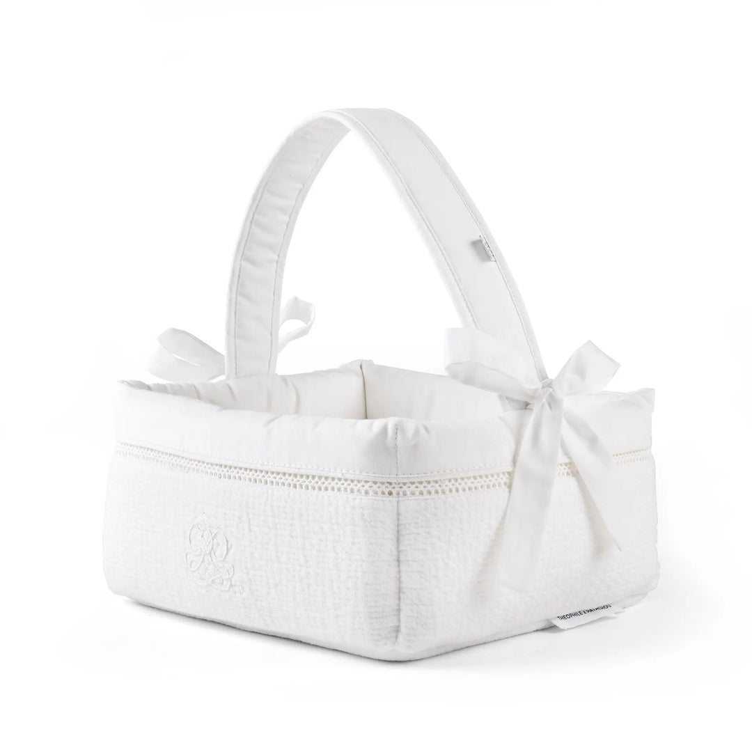 Blue Almonds Ltd Care basket - Padded - Cotton White Theophile & Patachou