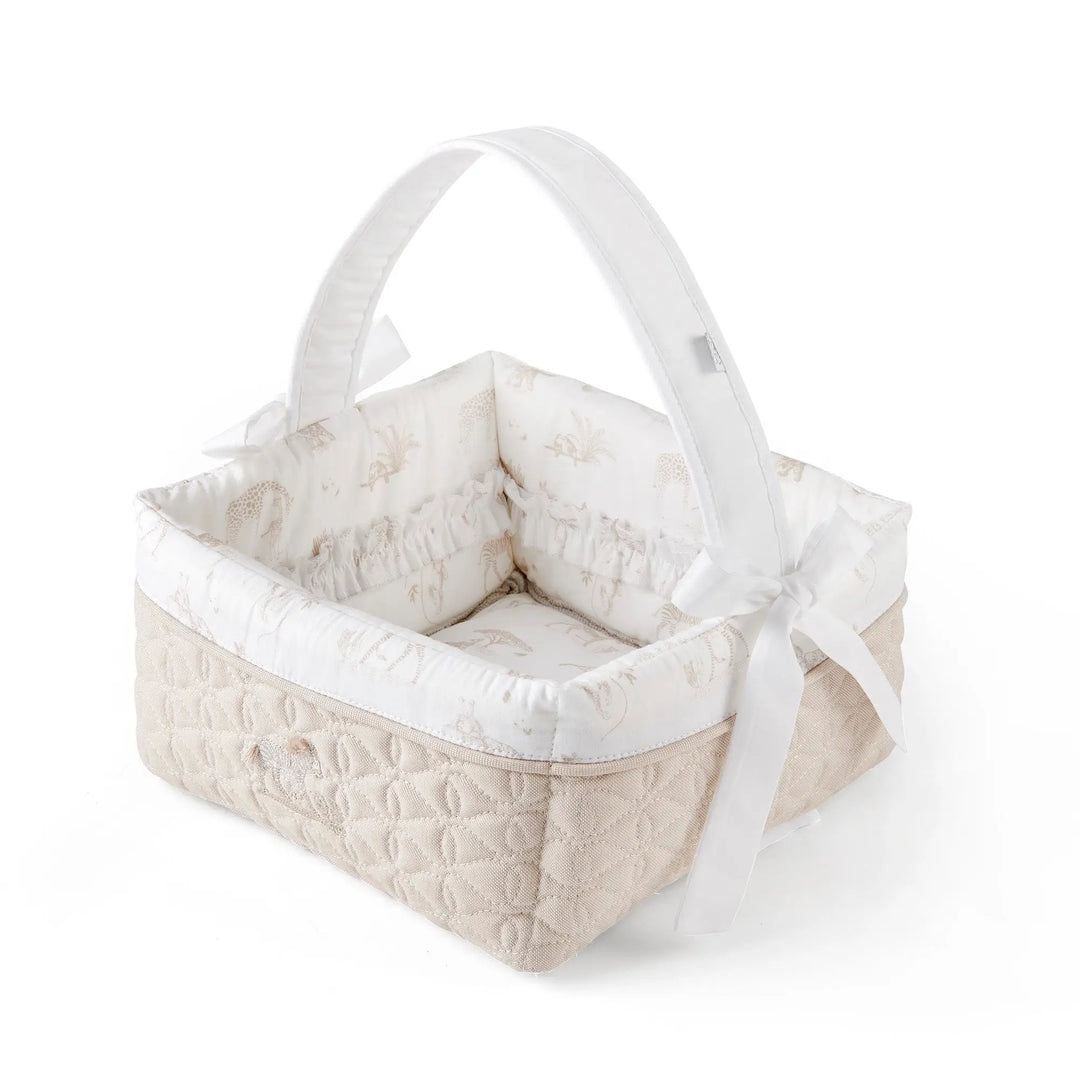 Blue Almonds Ltd Care basket - Quilted - Safari Theophile & Patachou