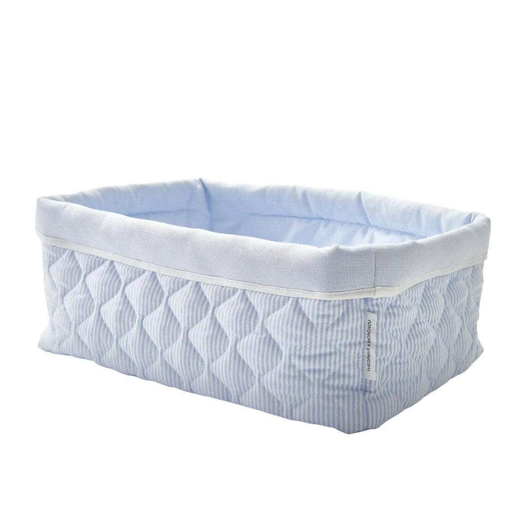 Blue Almonds Ltd Care basket rectangular - Quilted - Classic Car Theophile & Patachou