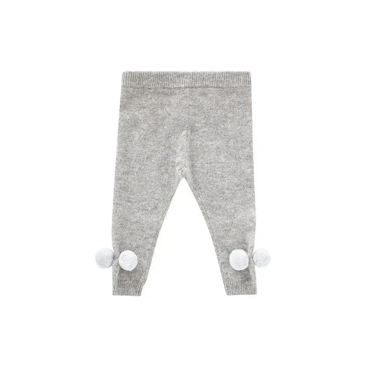 Blue Almonds Ltd Cashmere pompoms leggings blue Blue Almonds x Madeleine Thompson