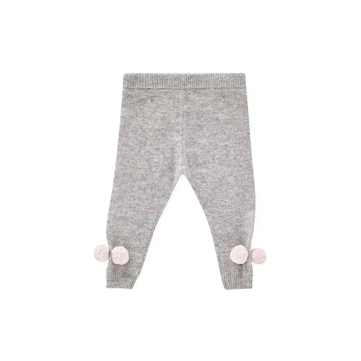 Blue Almonds Ltd Cashmere pompoms leggings pink Blue Almonds x Madeleine Thompson