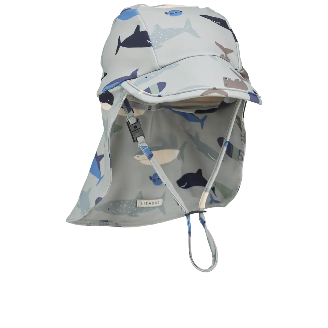 Blue Almonds Ltd Cecilia Swim Hat - Shark / Dove blue - UNISEX LIEWOOD