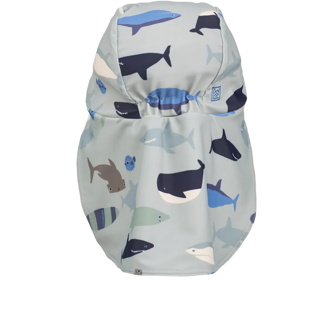 Blue Almonds Ltd Cecilia Swim Hat - Shark / Dove blue - UNISEX LIEWOOD
