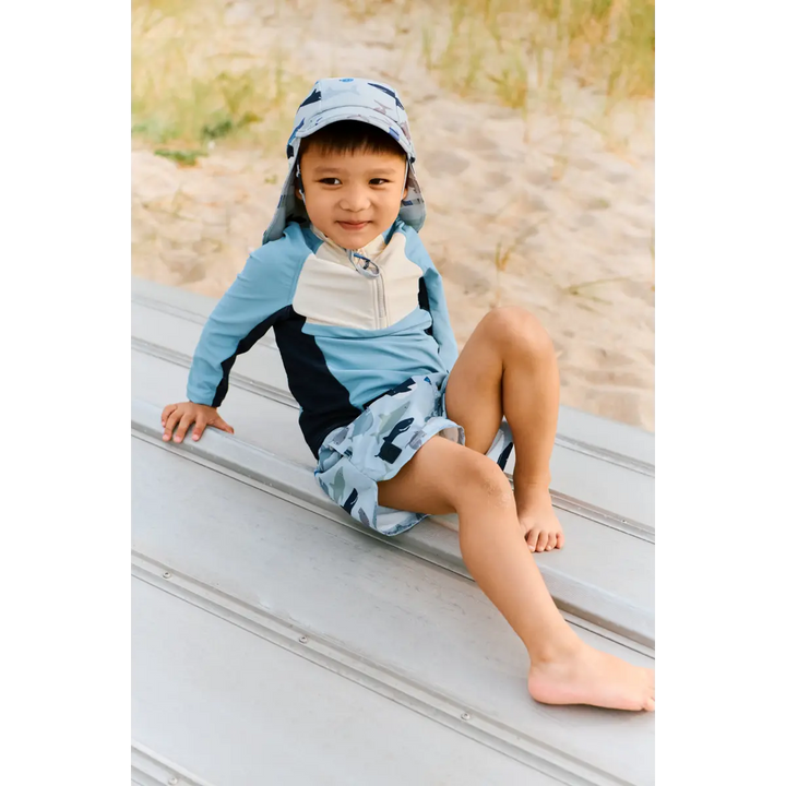 Blue Almonds Ltd Cecilia Swim Hat - Shark / Dove blue - UNISEX LIEWOOD