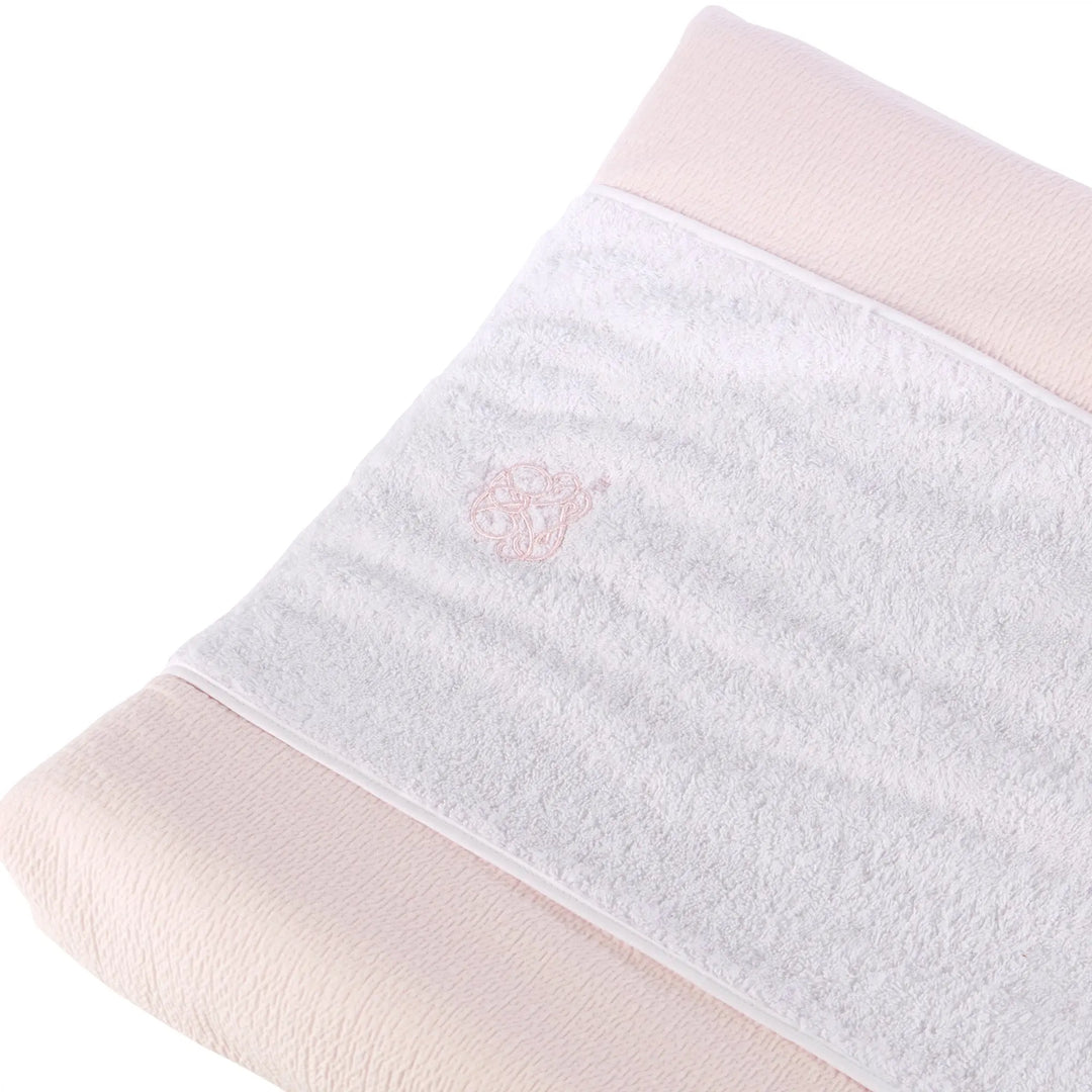 Blue Almonds Ltd Changing Mat Cover - Cotton Pink Theophile & Patachou
