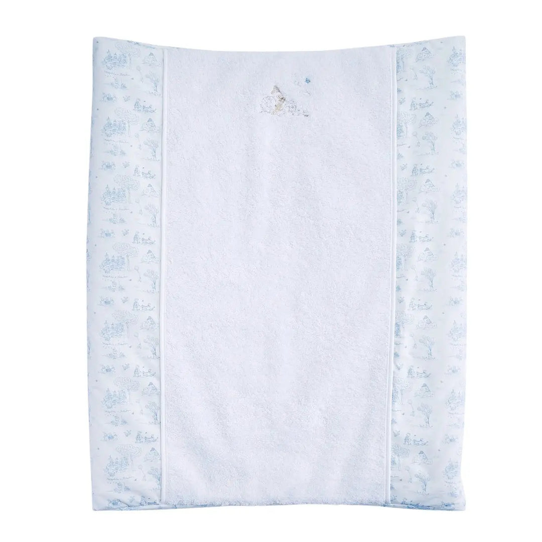 Blue Almonds Ltd Changing Mat Cover - Printed Blue Garden Party Theophile & Patachou