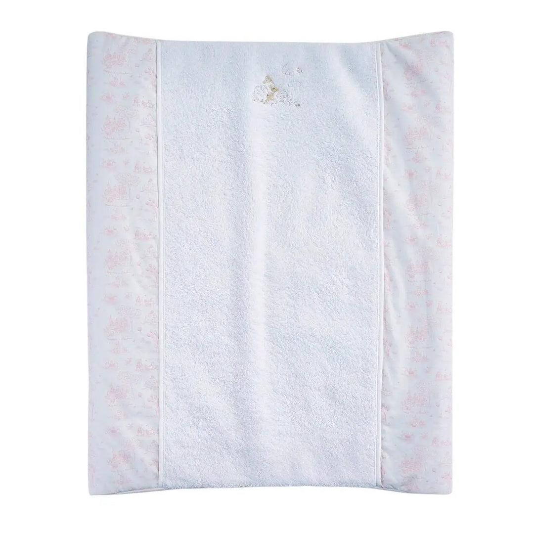 Blue Almonds Ltd Changing Mat Cover - Printed Pink Garden Party Theophile & Patachou