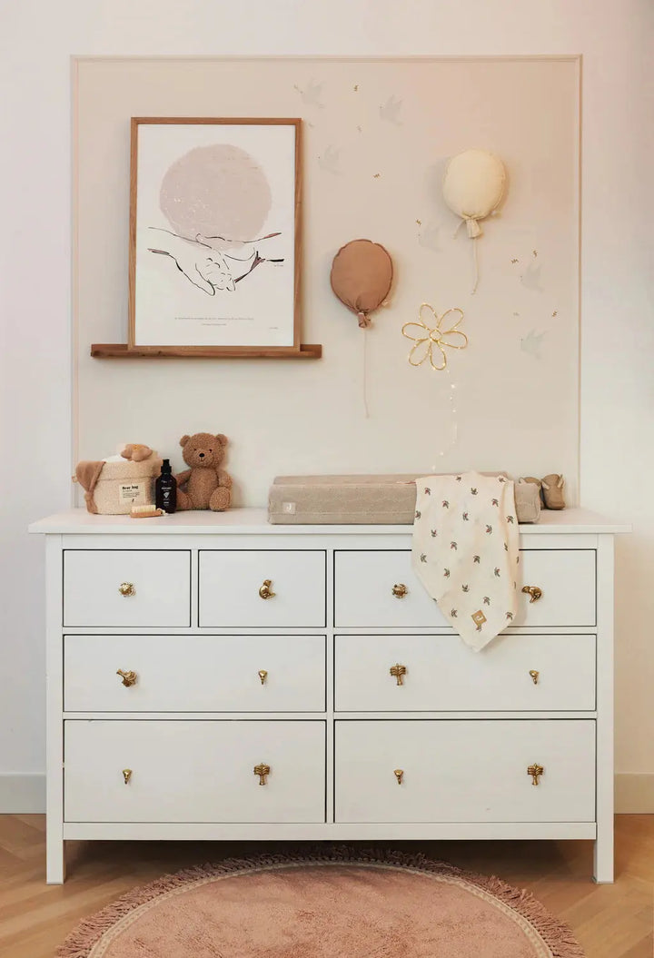 Blue Almonds Ltd Changing Table Basket 14x18cm Boucle Naturel Jollein