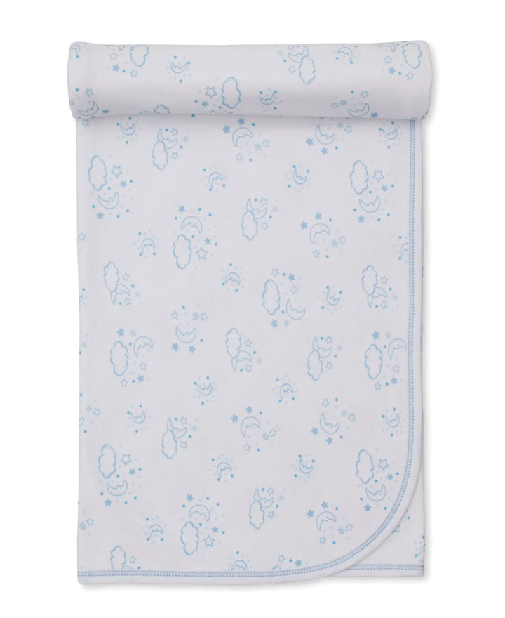 Blue Almonds Ltd Cheerful Good Night - Blanket PRT - Light Blue - BOYS Kissy Kissy