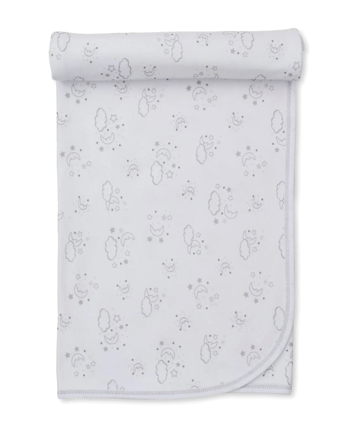 Blue Almonds Ltd Cheerful Good Night - Blanket PRT - Silver - NEUTRAL Kissy Kissy