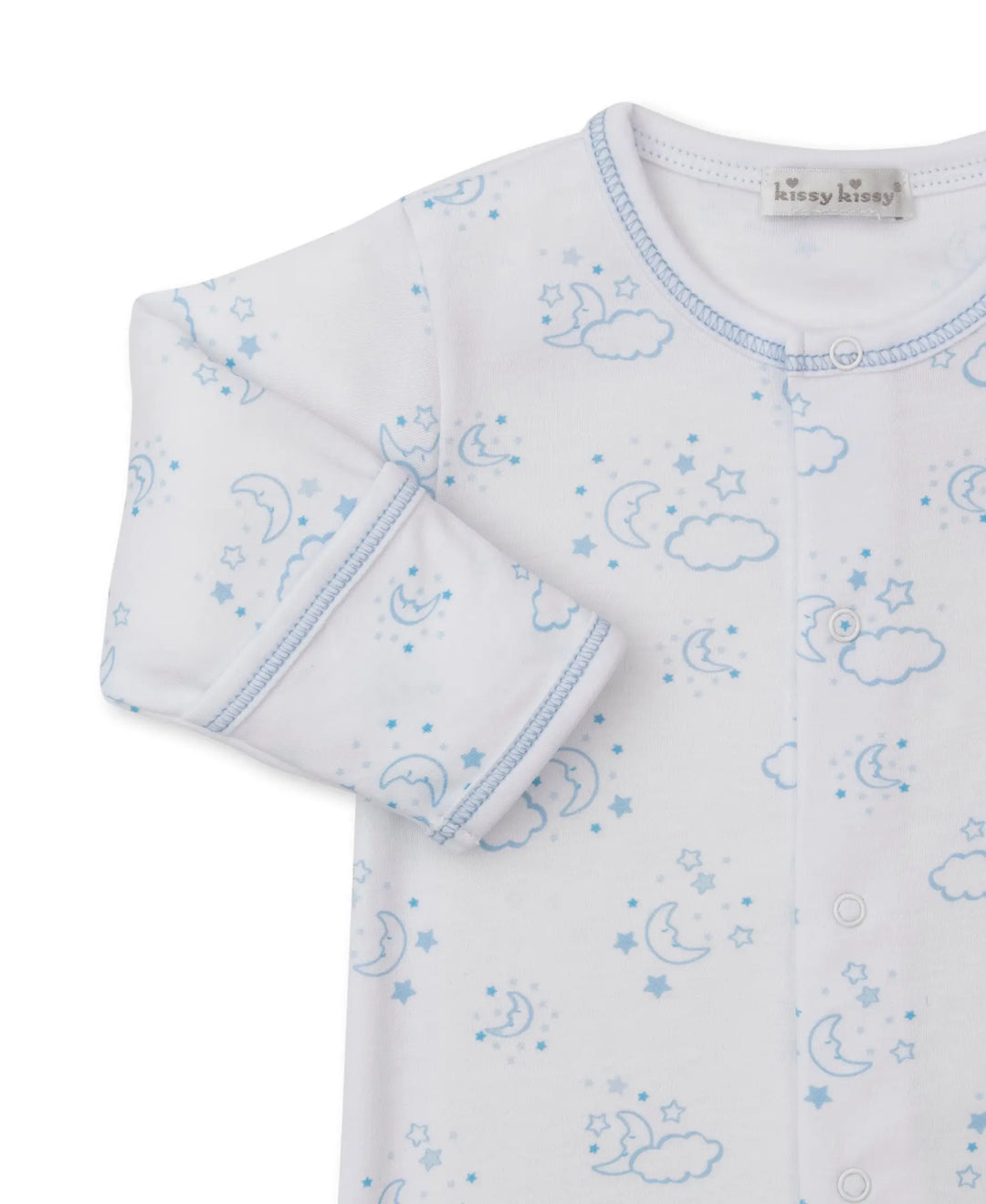 Blue Almonds Ltd Cheerful Good Night - Footie PRT - Light Blue - BOYS Kissy Kissy