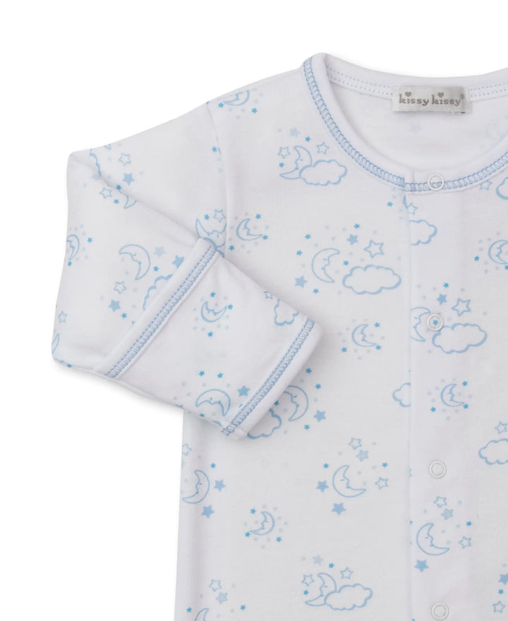 Blue Almonds Ltd Cheerful Good Night - Footie PRT - Light Blue - BOYS Kissy Kissy