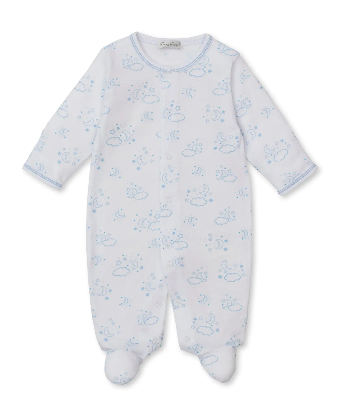 Blue Almonds Ltd Cheerful Good Night - Footie PRT - Light Blue - BOYS Kissy Kissy