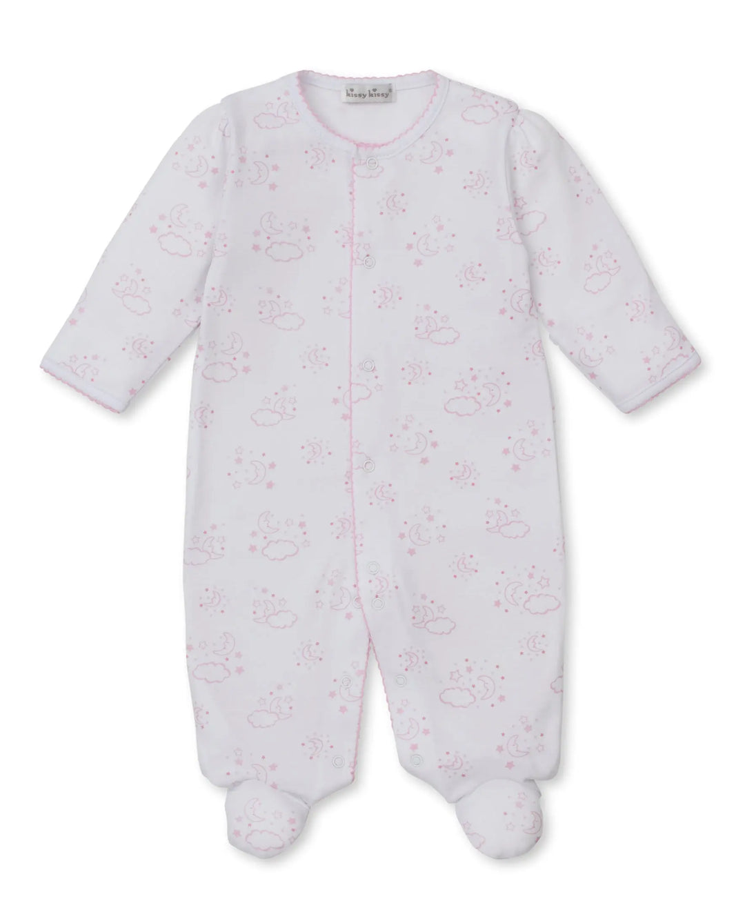 Blue Almonds Ltd Cheerful Good Night - Footie PRT - Pink - GIRLS Kissy Kissy