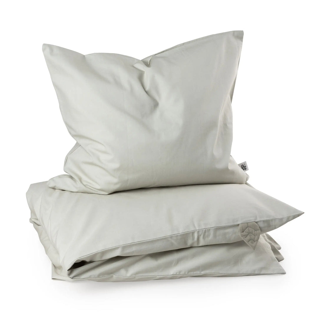 Blue Almonds Ltd Classic Bed linen- Mist Green Sebra