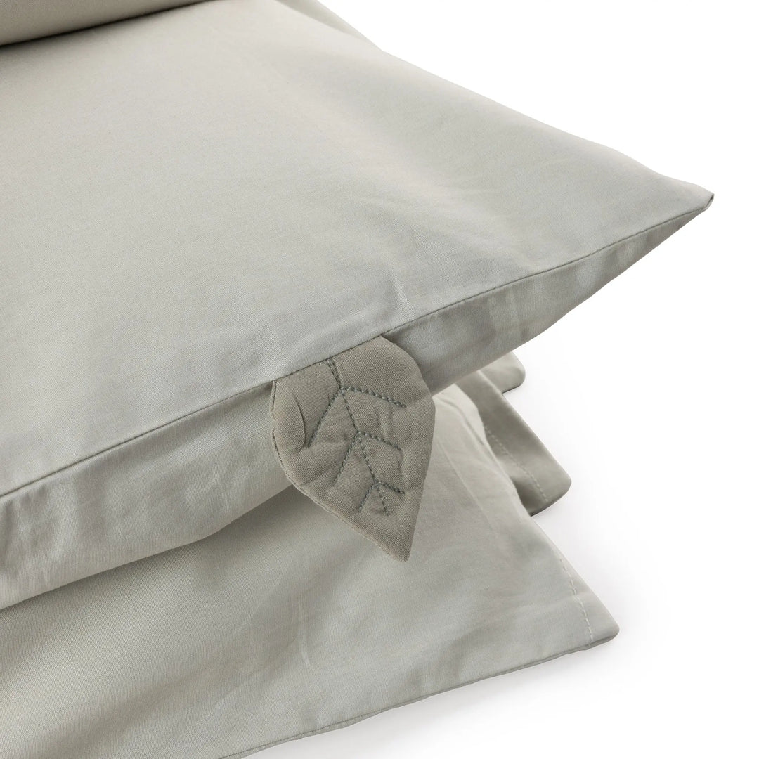 Blue Almonds Ltd Classic Bed linen- Mist Green Sebra