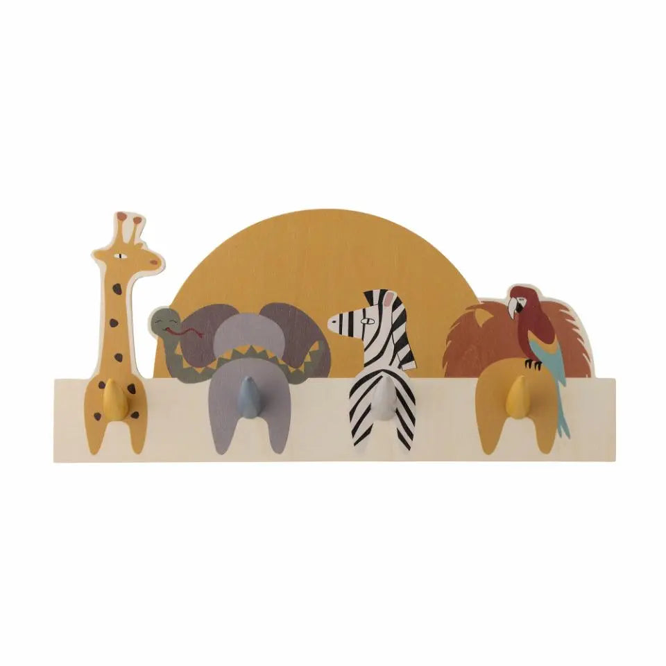 Blue Almonds Ltd Coat Rack - Animal Tails Blue Almonds