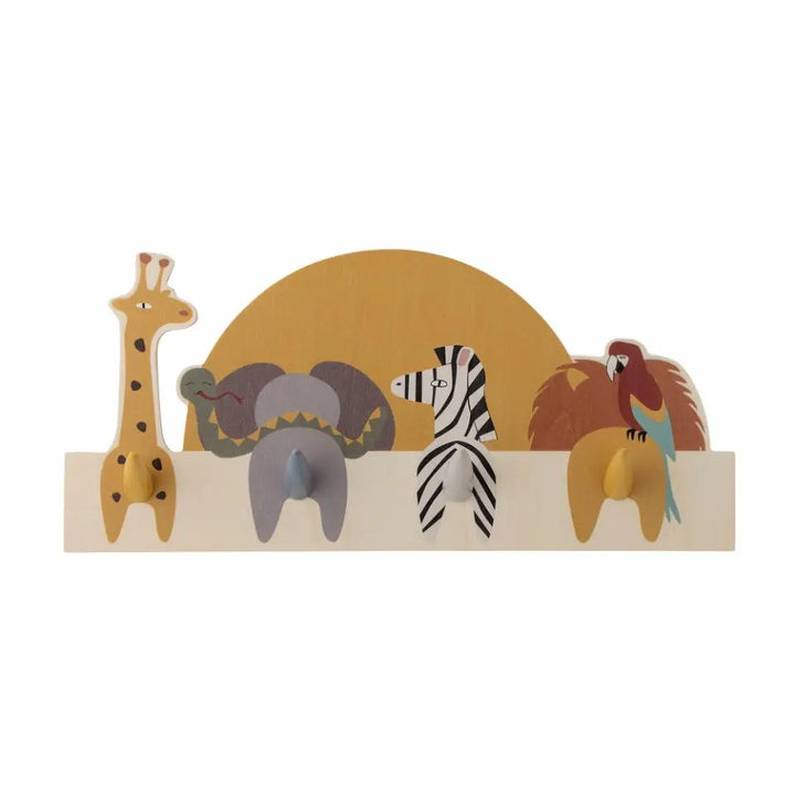 Blue Almonds Ltd Coat Rack - Animal Tails Blue Almonds