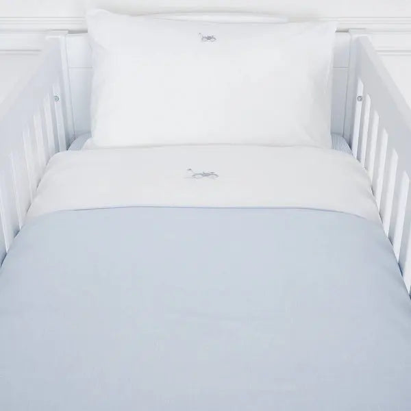 Blue Almonds Ltd Cot Bed Bedlinen Set - Classic Car Theophile Patachou