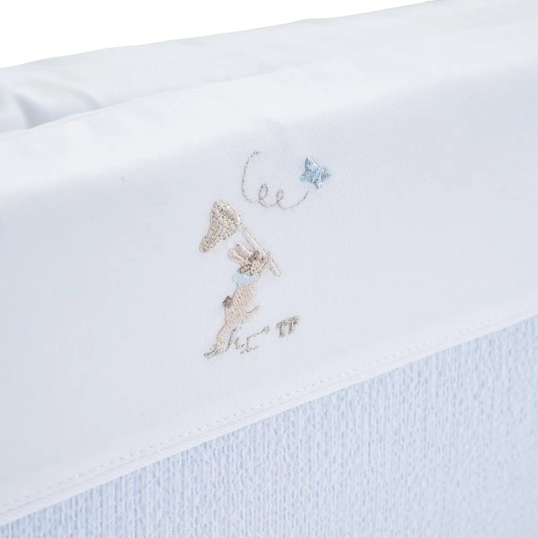 Blue Almonds Ltd Cot Bed Bumper - Blue Garden Party Theophile & Patachou
