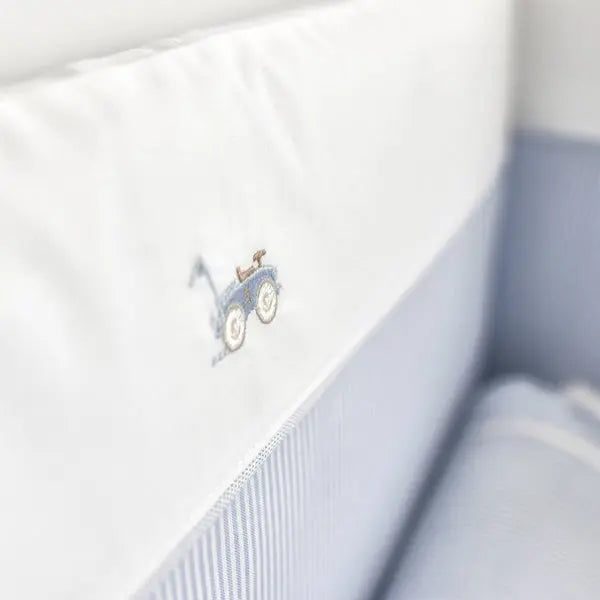 Blue Almonds Ltd Cot Bed Bumper - Classic Car Theophile Patachou