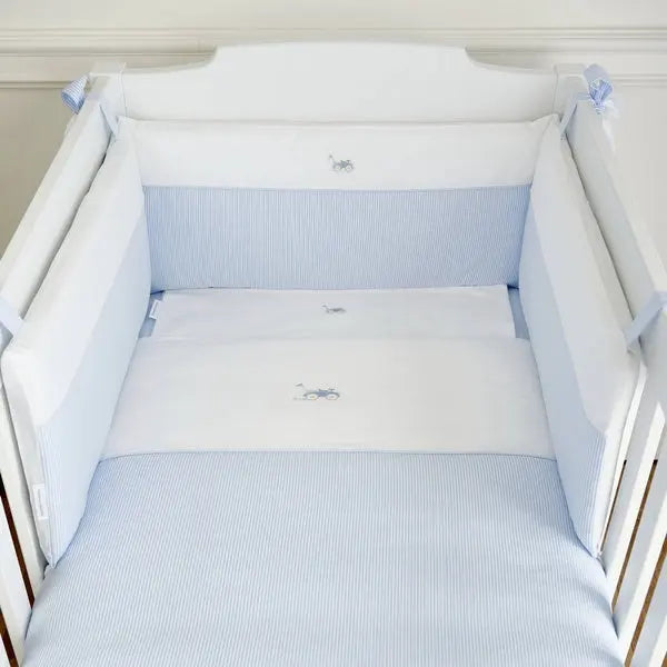 Blue Almonds Ltd Cot Bed Bumper - Classic Car Theophile Patachou