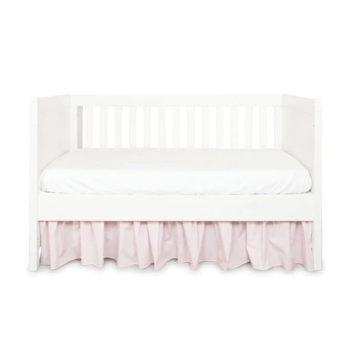 Blue Almonds Ltd Cot Bed Skirt - Cotton Pink Theophile & Patachou