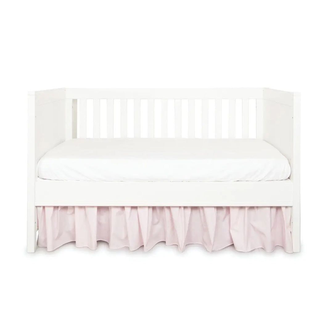 Blue Almonds Ltd Cot Bed Skirt - Cotton Pink Theophile & Patachou