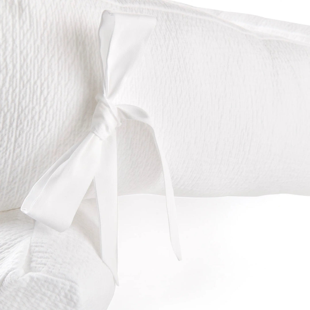 Blue Almonds Ltd Cot bed Bumper 210 cm - Padded H: 23 cm - Cotton White Theophile & Patachou