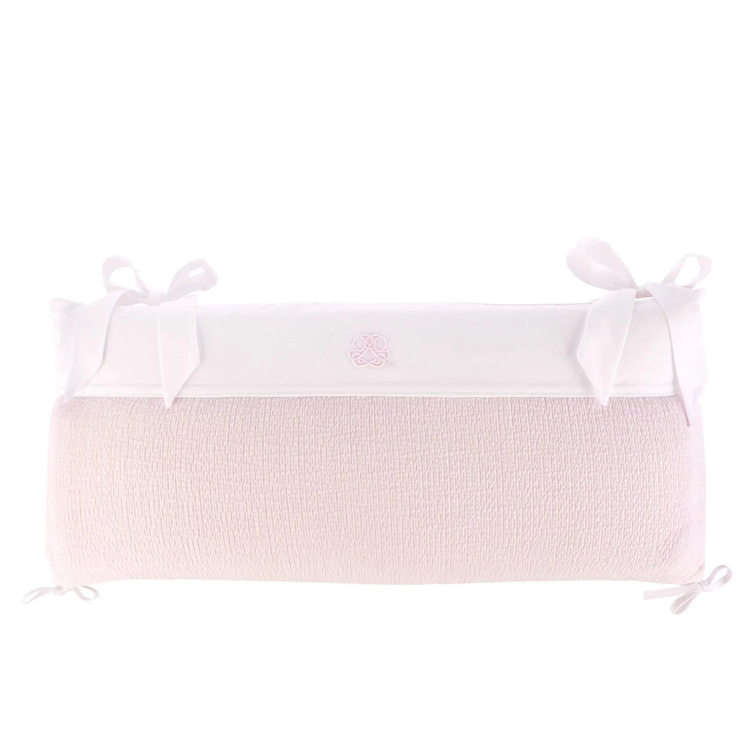 Blue Almonds Ltd Cot bed Bumper 60cm - Padded (60x60x60cm) H:30cm - Cotton Pink Theophile & Patachou
