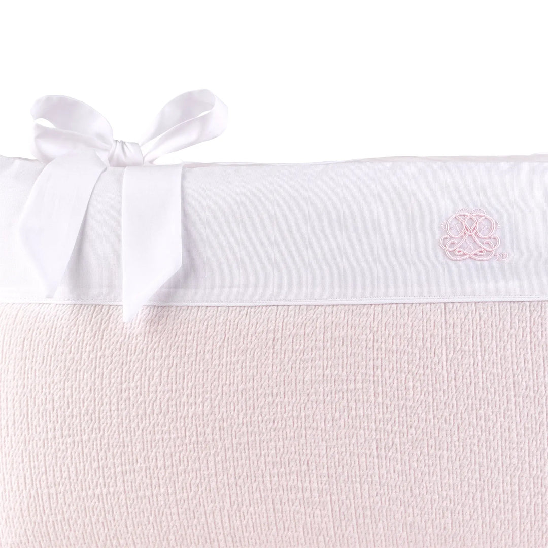 Blue Almonds Ltd Cot bed Bumper - Cotton Pink Theophile & Patachou