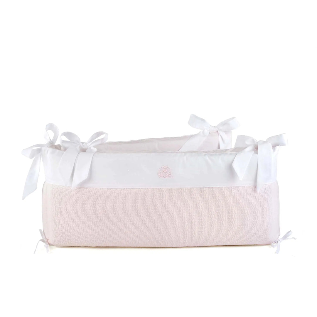 Blue Almonds Ltd Cot bed Bumper - Cotton Pink Theophile & Patachou