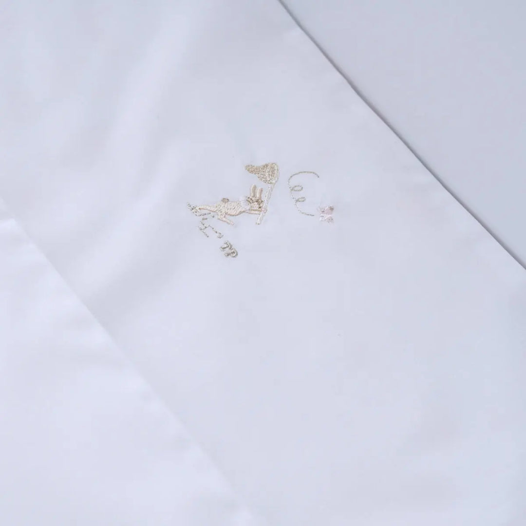 Blue Almonds Ltd Cot bed duvet cover 100x135cm + Pillowcase - Blue Garden Party Theophile & Patachou