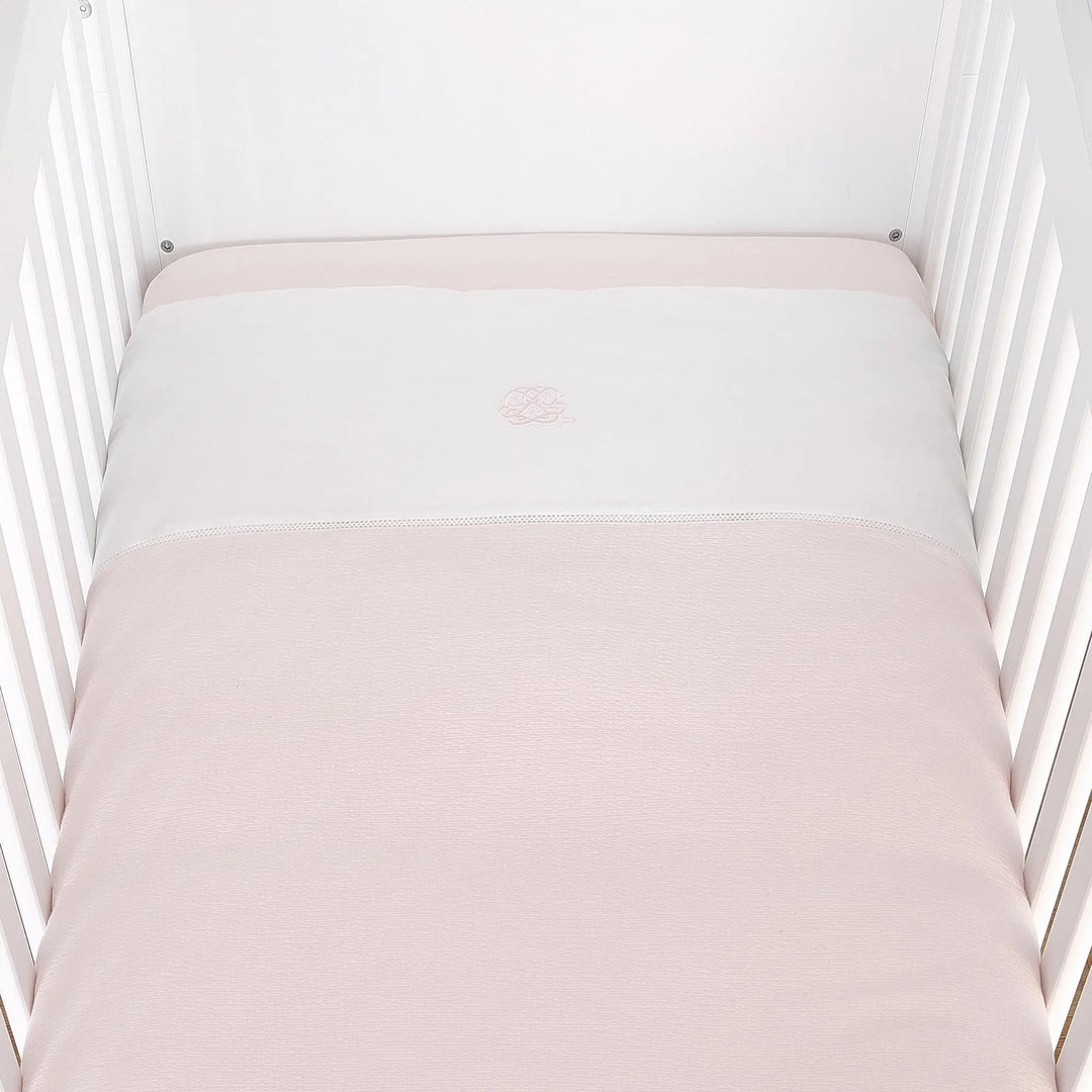 Blue Almonds Ltd Cot bed duvet cover 100x135cm + Pillowcase - Padded - Cotton Pink Theophile & Patachou