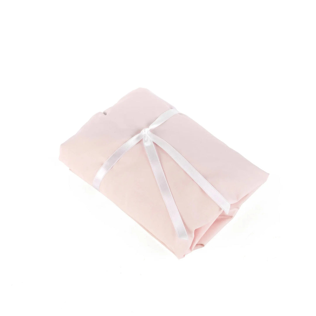 Blue Almonds Ltd Cot bed fitted sheet 70x140cm - Cotton Pink Theophile & Patachou