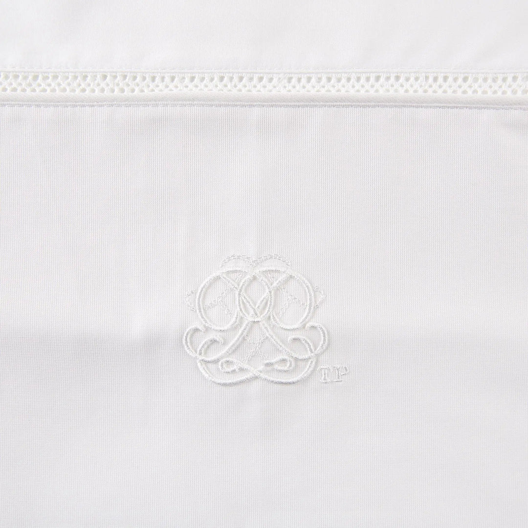Blue Almonds Ltd Cotbed Sheet 105x170cm + pillowcase - Cotton White Theophile & Patachou
