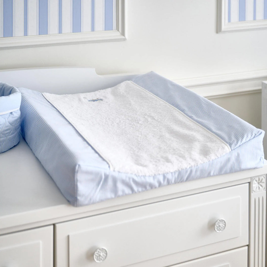 Blue Almonds Ltd Cover for changing mat - Terry cloth + Cotton - Classic Car Theophile & Patachou