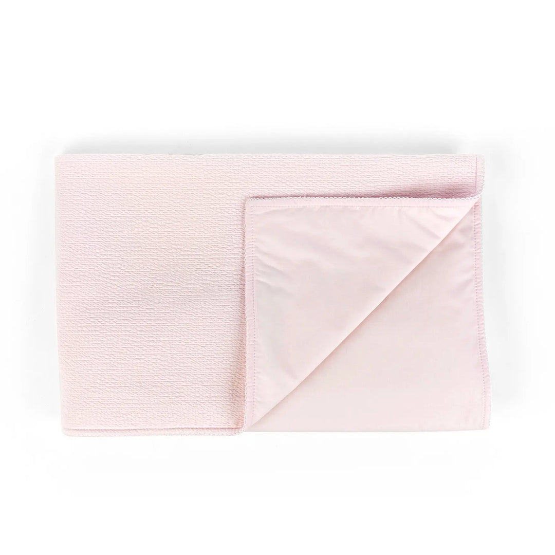 Blue Almonds Ltd Cradle Blanket-Shawl 100x135cm - Padded - Cotton Pink Theophile & Patachou