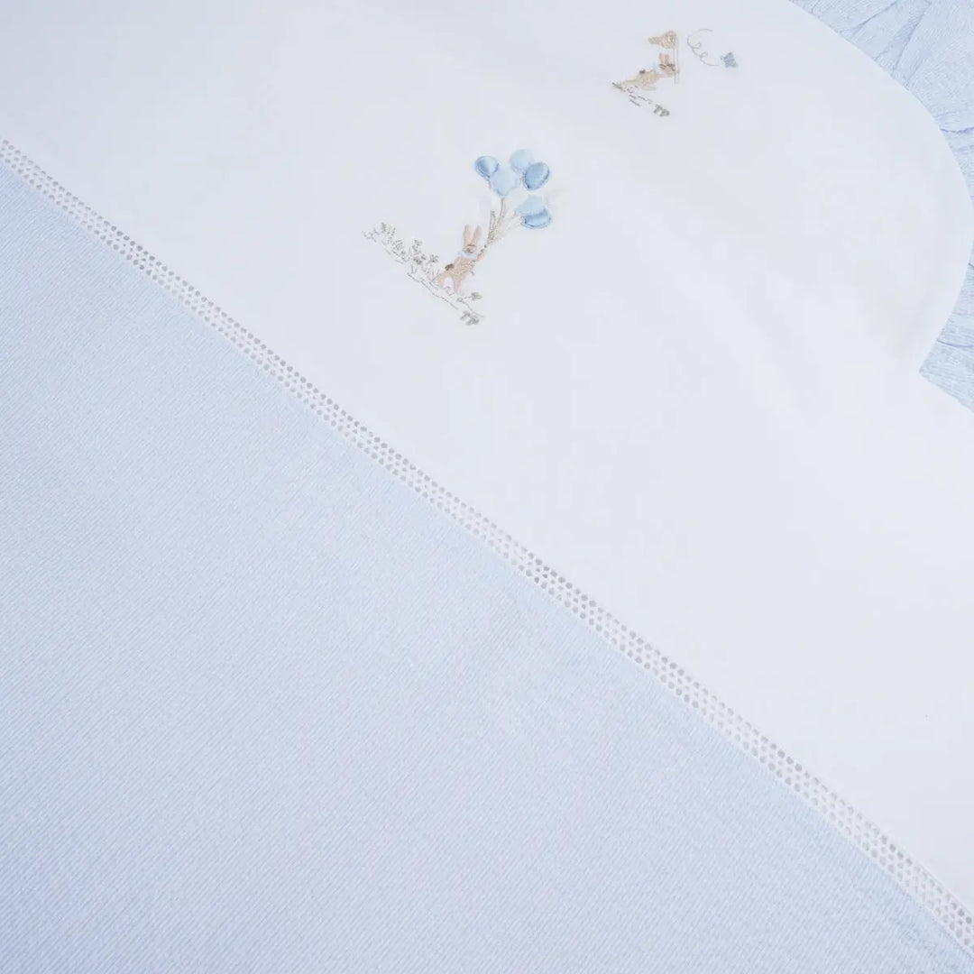Blue Almonds Ltd Cradle Duvet Cover - Blue Garden Party Theophile & Patachou