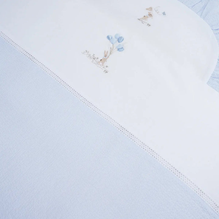 Blue Almonds Ltd Cradle Duvet Cover - Blue Garden Party Theophile & Patachou