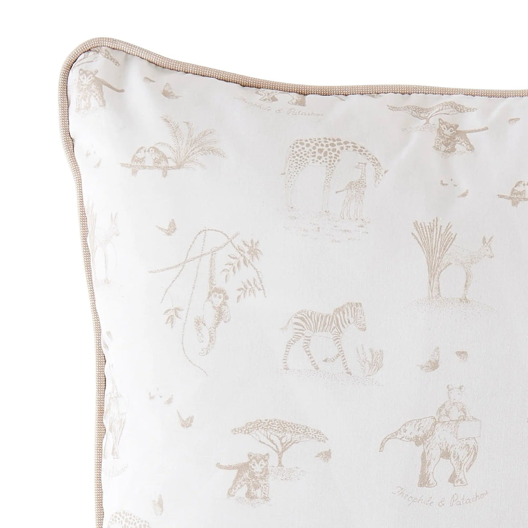Blue Almonds Ltd Cushion - Printed cotton - Safari Theophile & Patachou