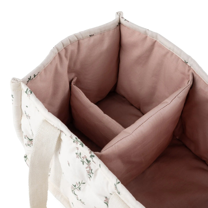 Blue Almonds Ltd Diaper Caddy- Powder Blossom Sebra