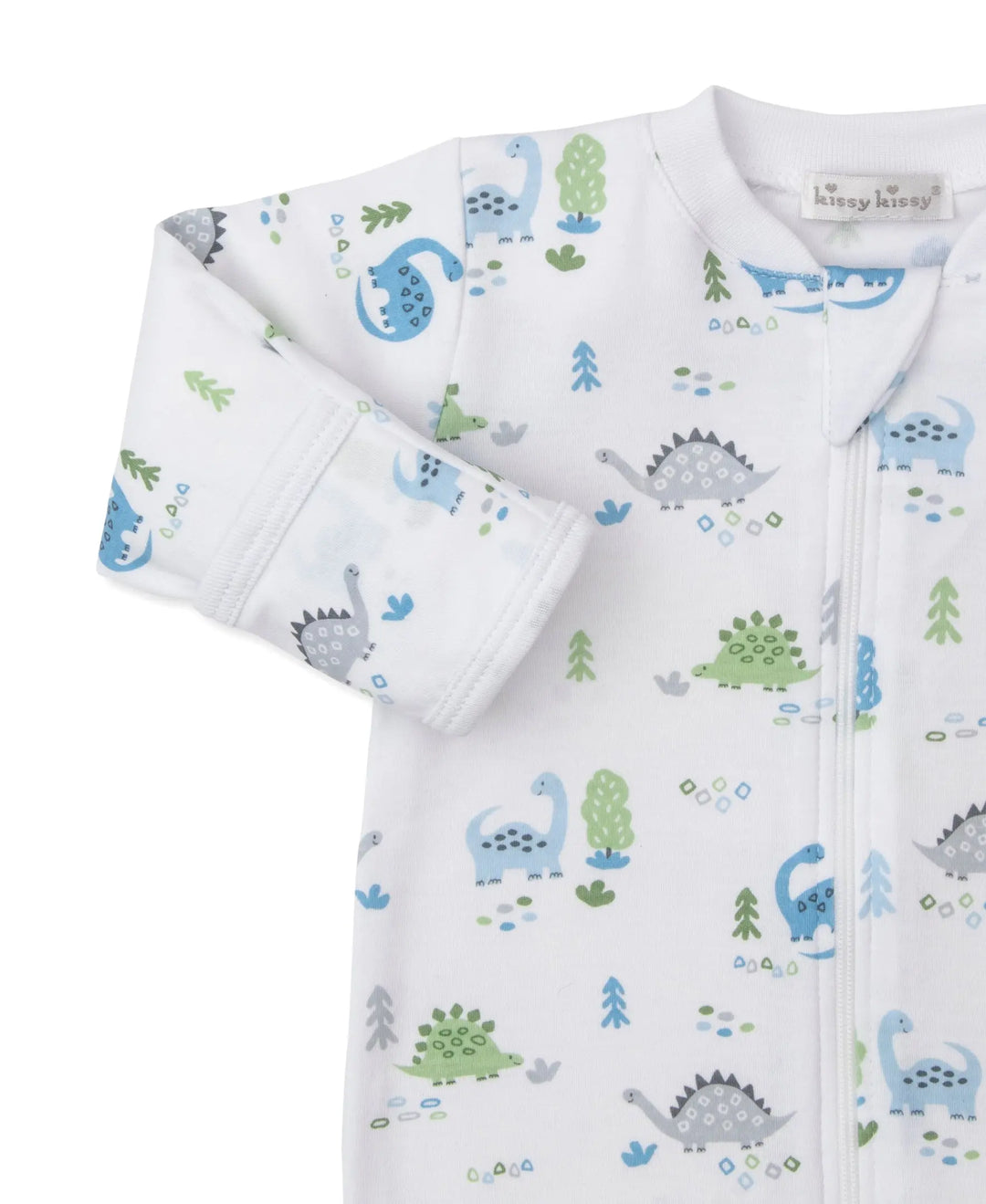 Blue Almonds Ltd Dinosaur Era - Footie w/ Zip PRT - Multi - BOYS Kissy Kissy