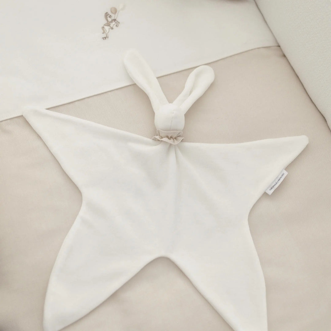 Blue Almonds Ltd Doudou Soft rabbit - Velvet - Carrousel Theophile & Patachou