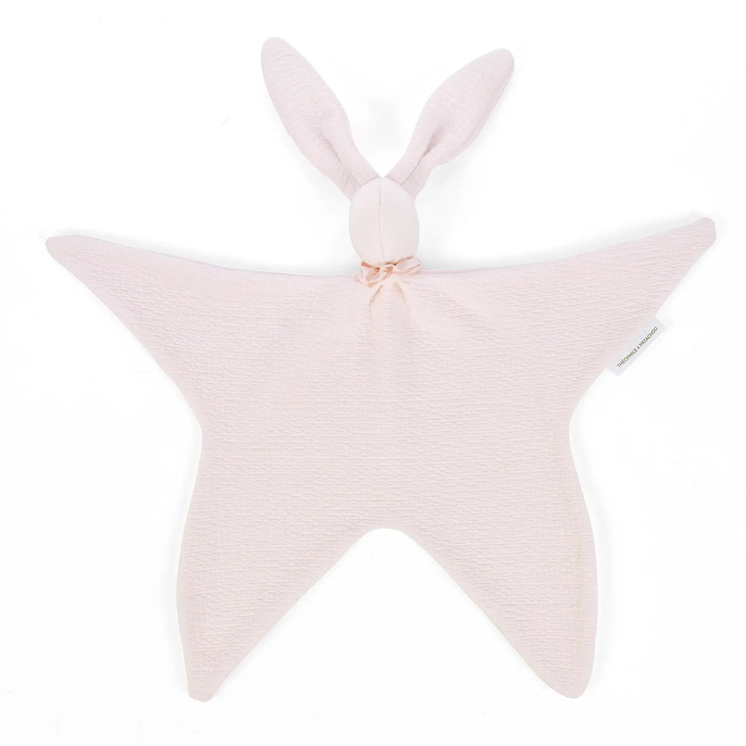 Blue Almonds Ltd Doudou Soft rabbit - padded - Cotton Pink Theophile & Patachou