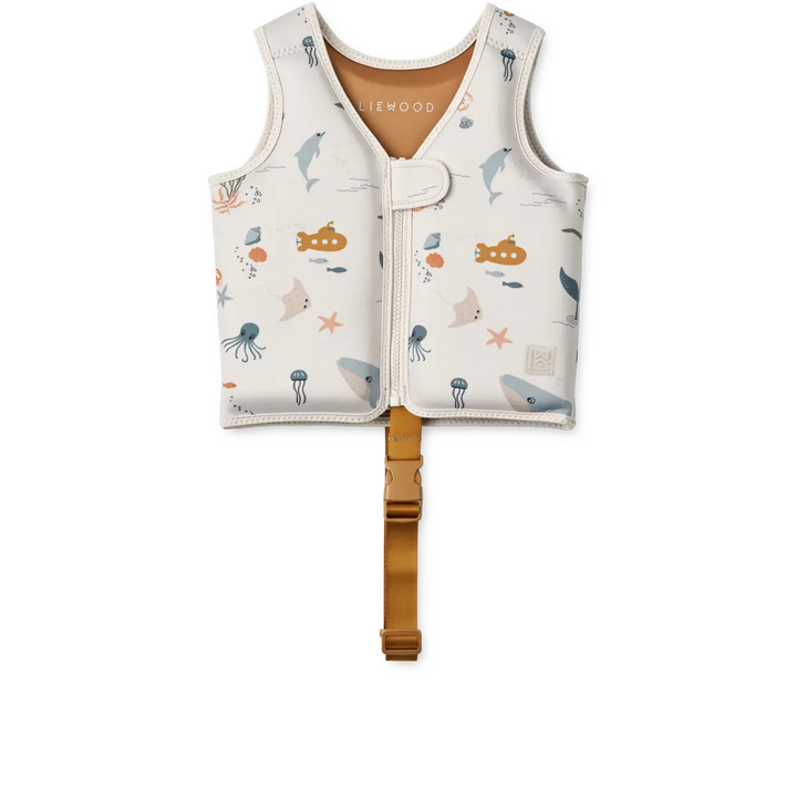 Blue Almonds Ltd Dove Swim Vest - Sea creature / Sandy - UNISEX LIEWOOD