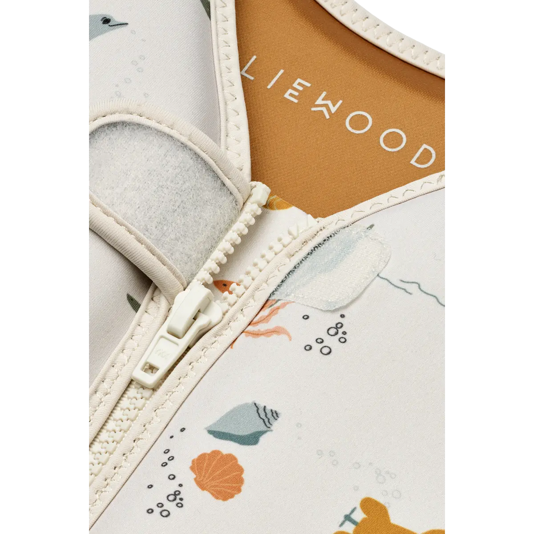 Blue Almonds Ltd Dove Swim Vest - Sea creature / Sandy - UNISEX LIEWOOD