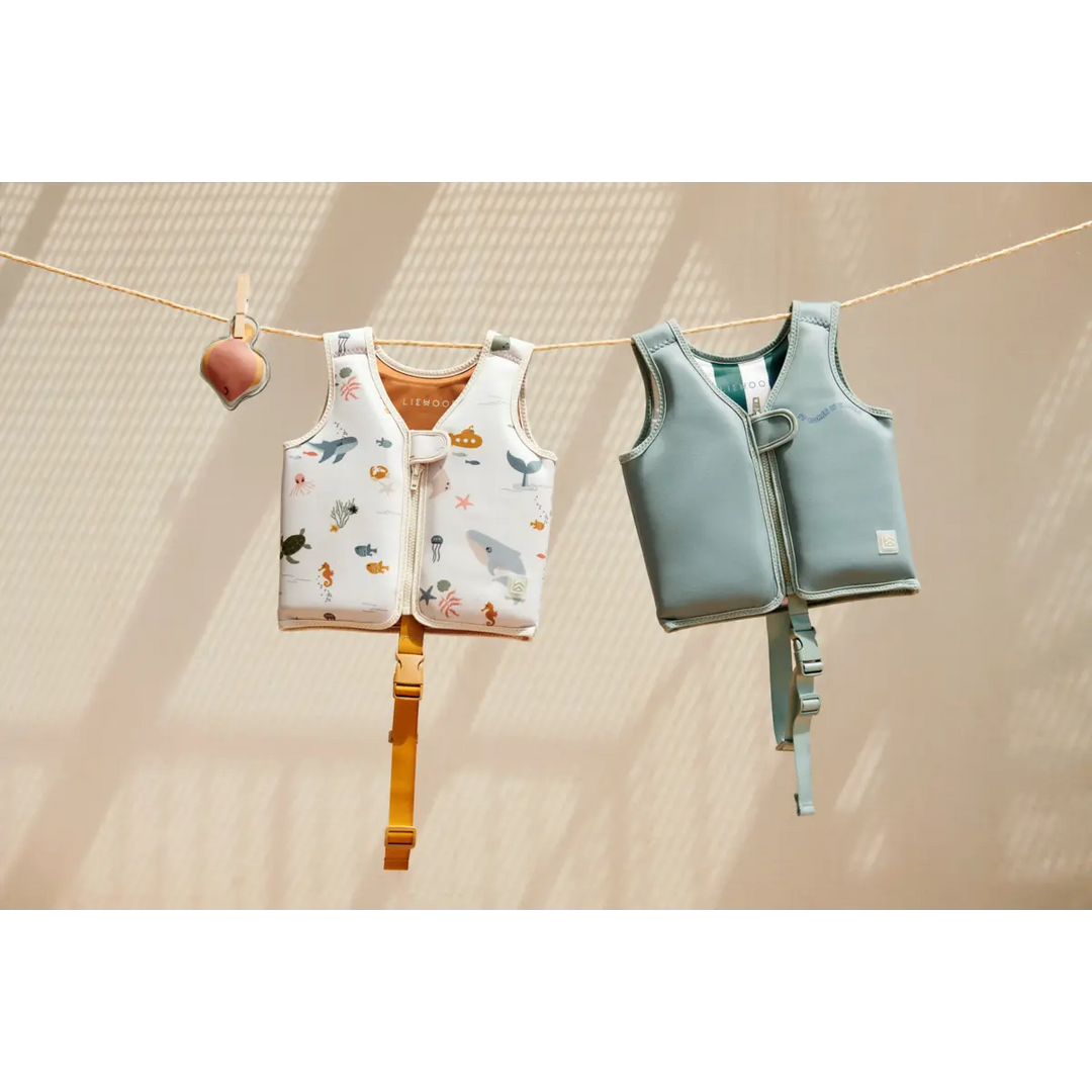 Blue Almonds Ltd Dove Swim Vest - Sea creature / Sandy - UNISEX LIEWOOD