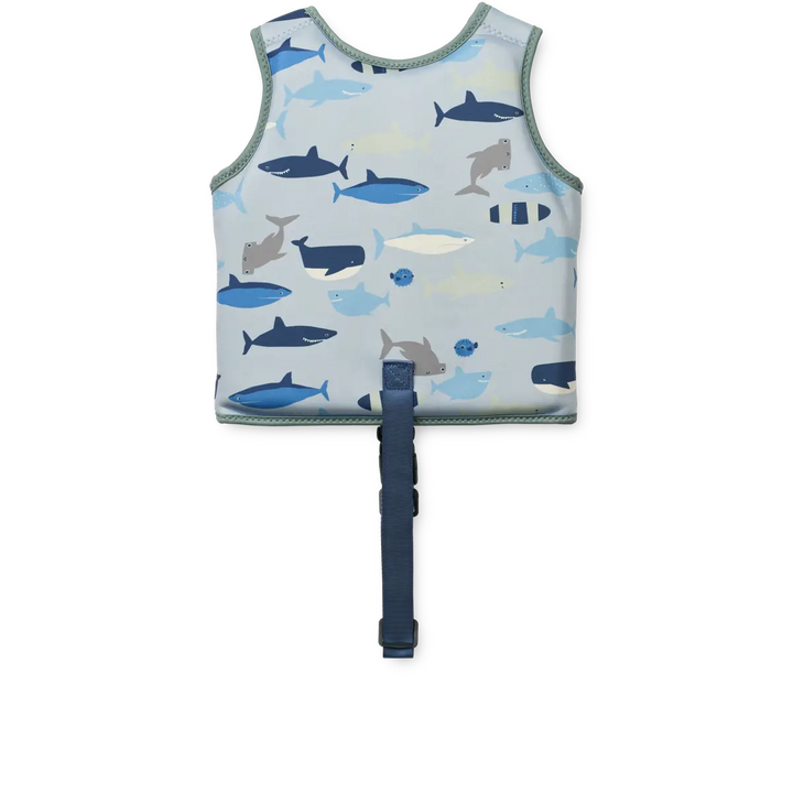 Blue Almonds Ltd Dove Swim Vest - Shark / Dove blue - UNISEX LIEWOOD